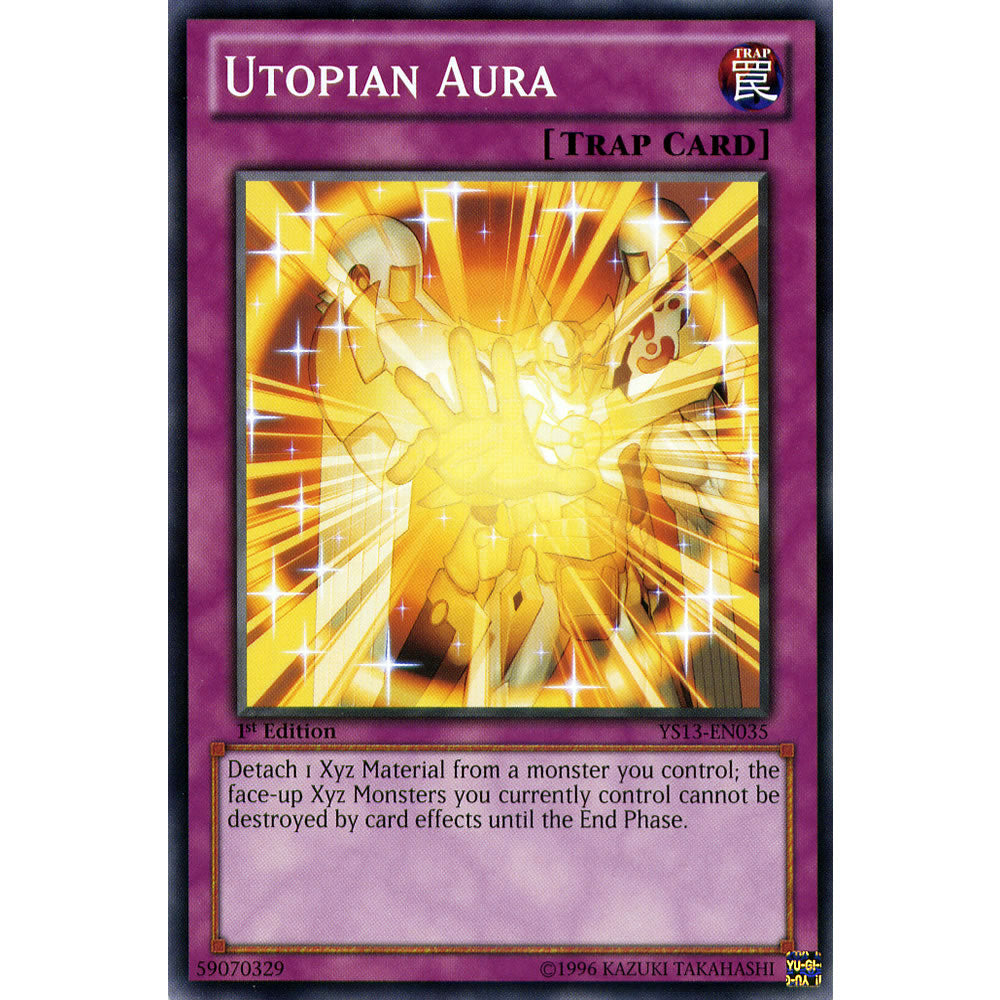 Utopian Aura YS13-EN035 Yu-Gi-Oh! Card from the V for Victory Set