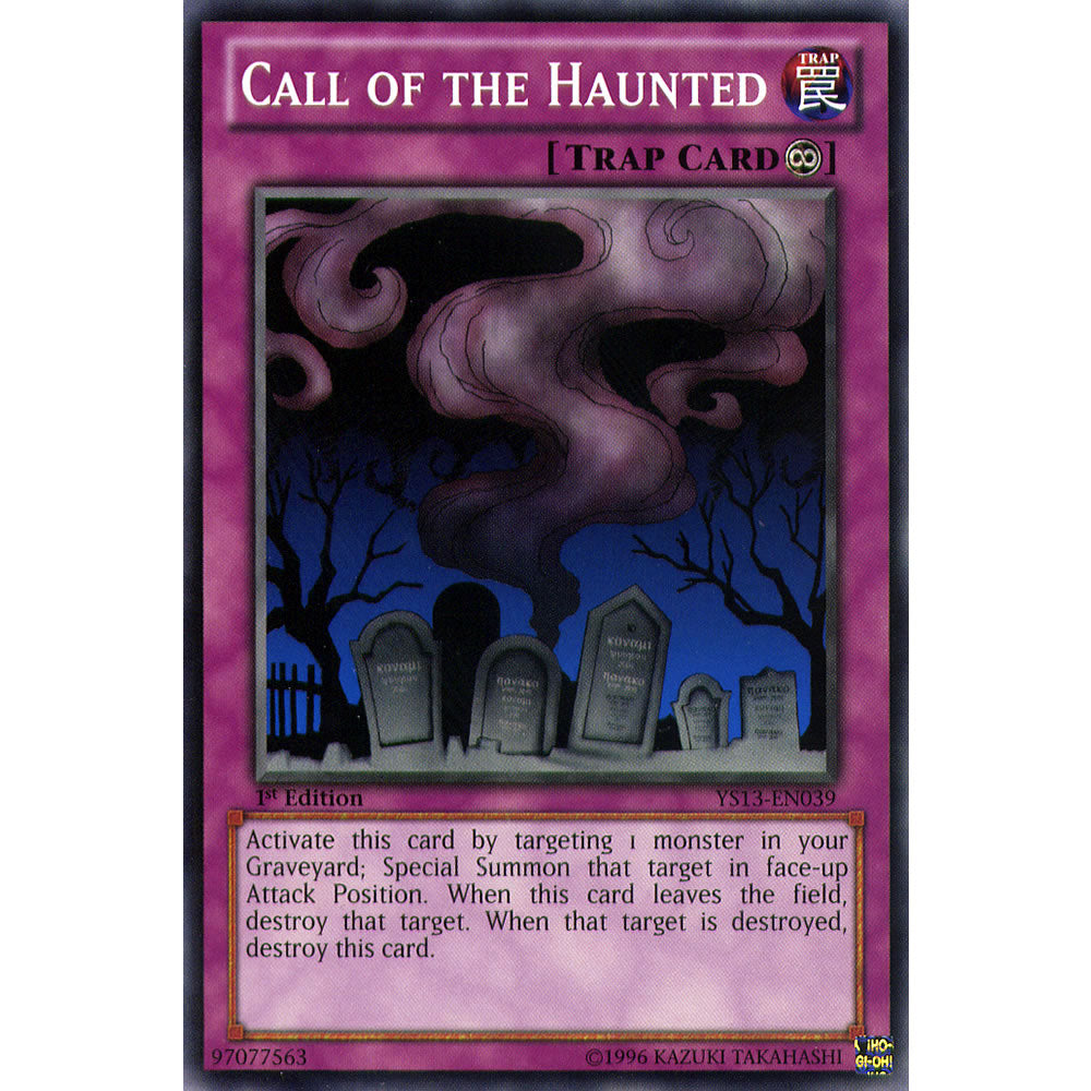Call of the Haunted YS13-EN039 Yu-Gi-Oh! Card from the V for Victory Set