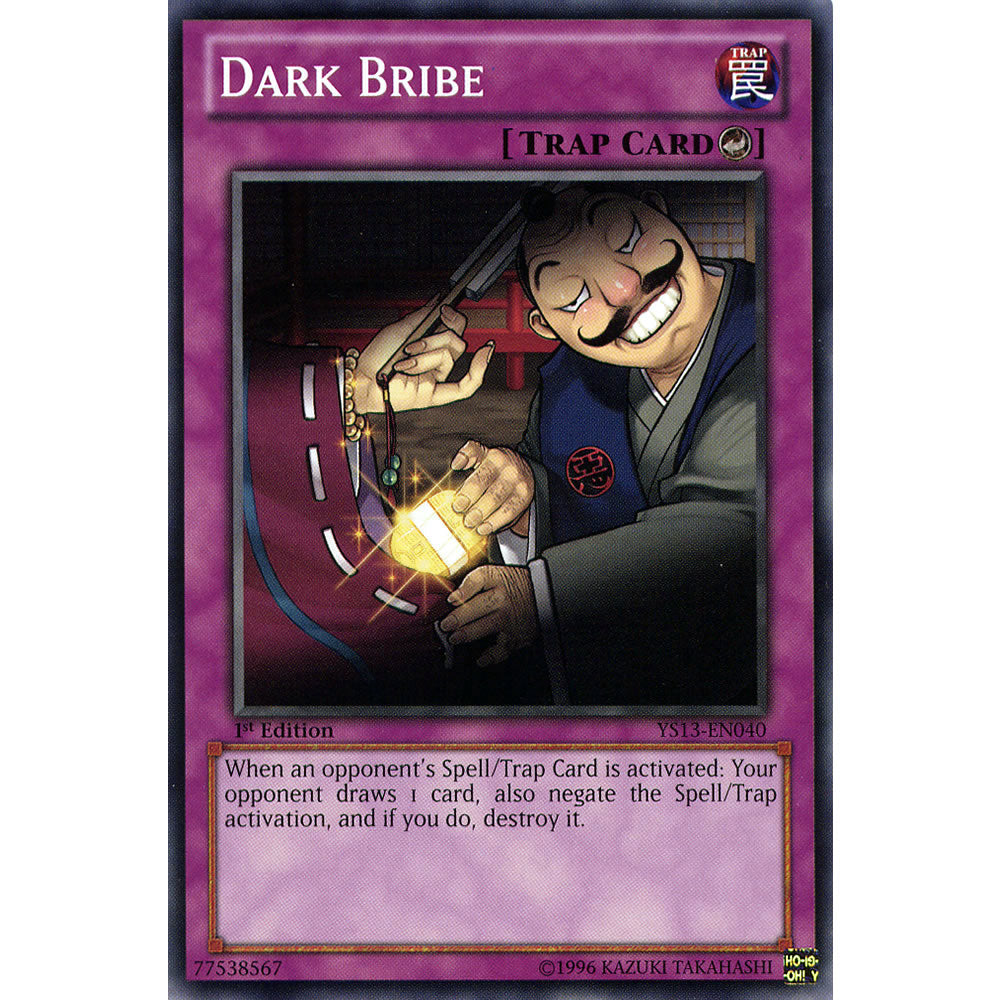 Dark Bribe YS13-EN040 Yu-Gi-Oh! Card from the V for Victory Set