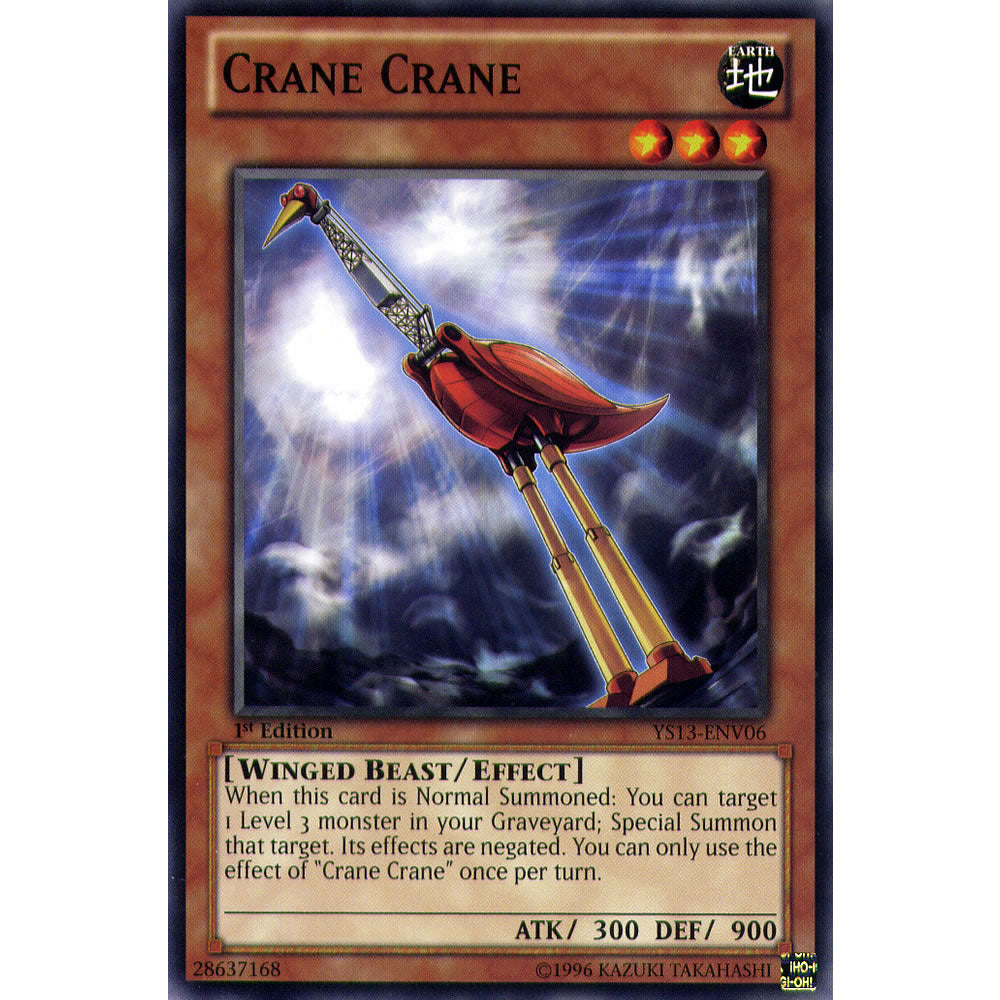 Crane Crane YS13-ENV06 Yu-Gi-Oh! Card from the V for Victory Set