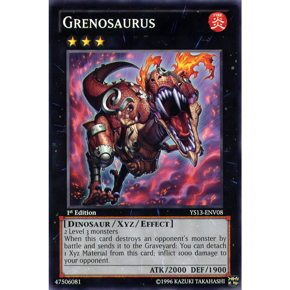 Grenosaurus YS13-ENV08 Yu-Gi-Oh! Card from the V for Victory Set