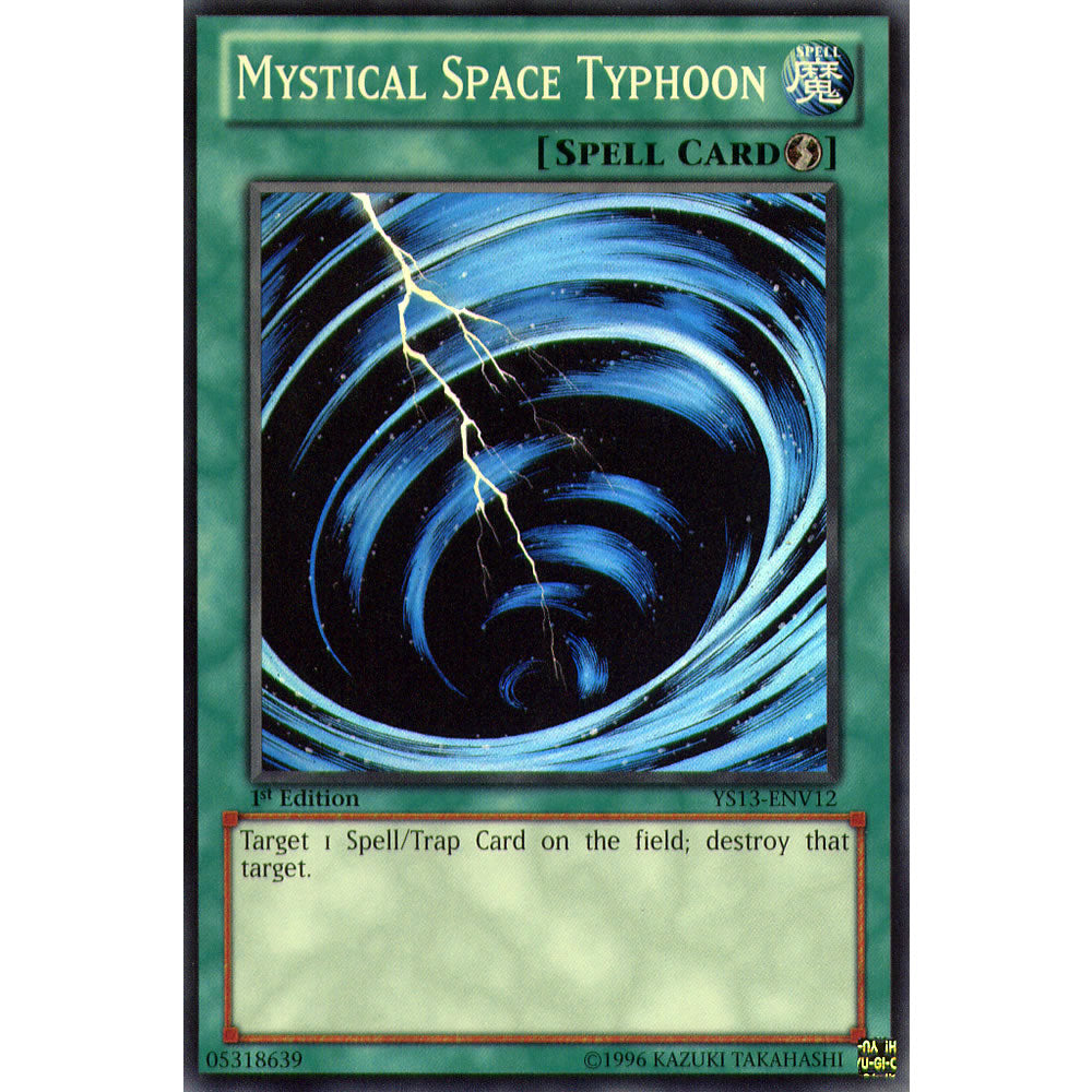 Mystical Space Typhoon YS13-ENV12 Yu-Gi-Oh! Card from the V for Victory Set