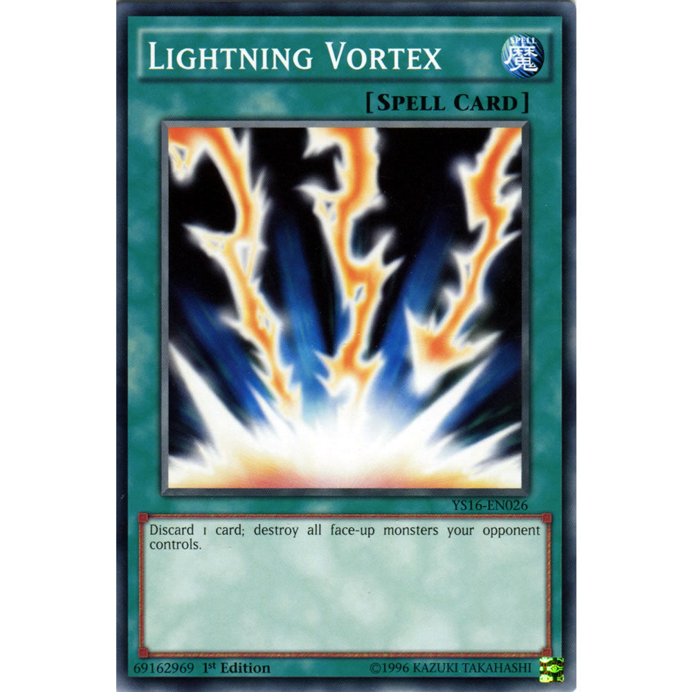 Lightning Vortex YS16-EN026 Yu-Gi-Oh! Card from the Yuya Set