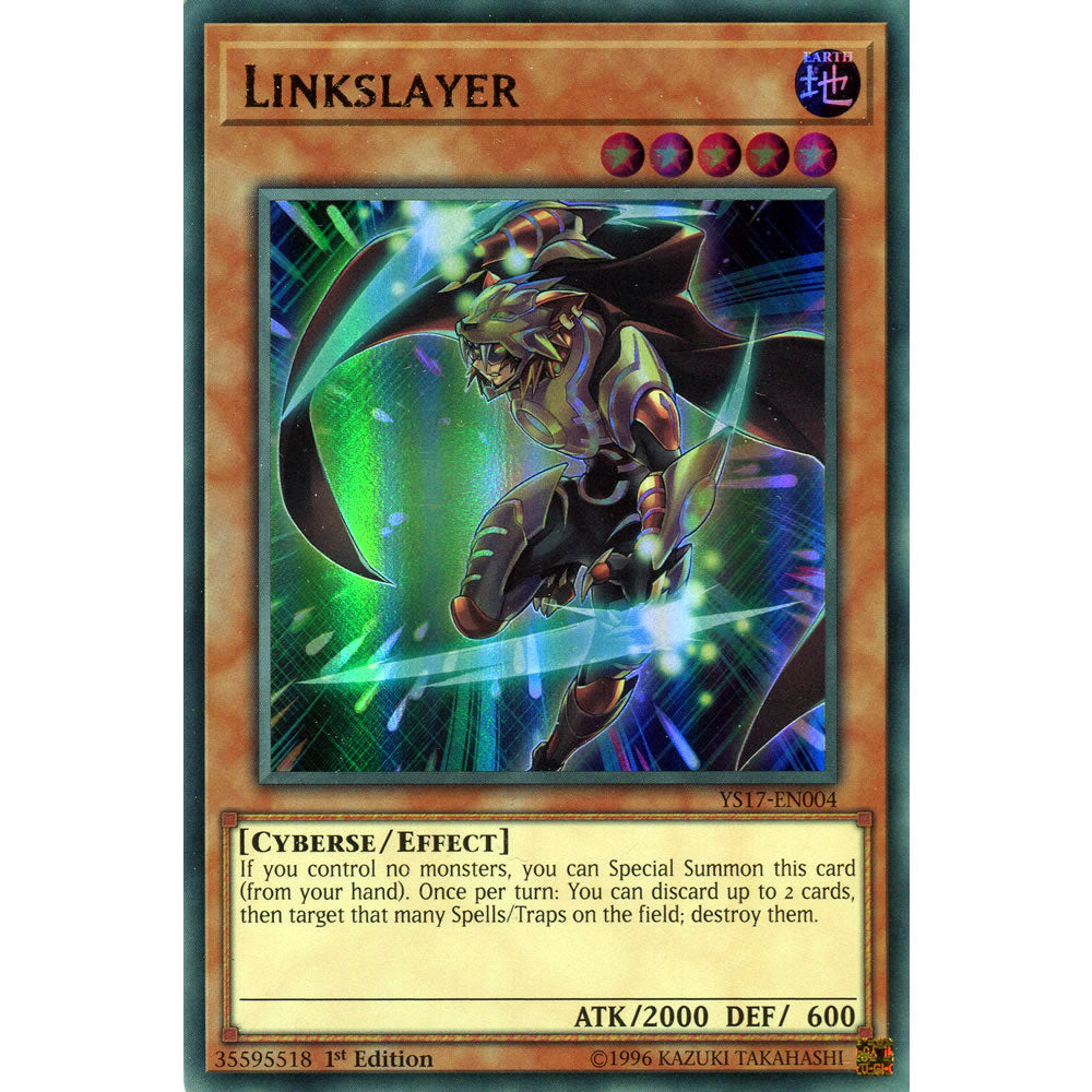 Linkslayer YS17-EN004 Yu-Gi-Oh! Card from the Link Strike Set