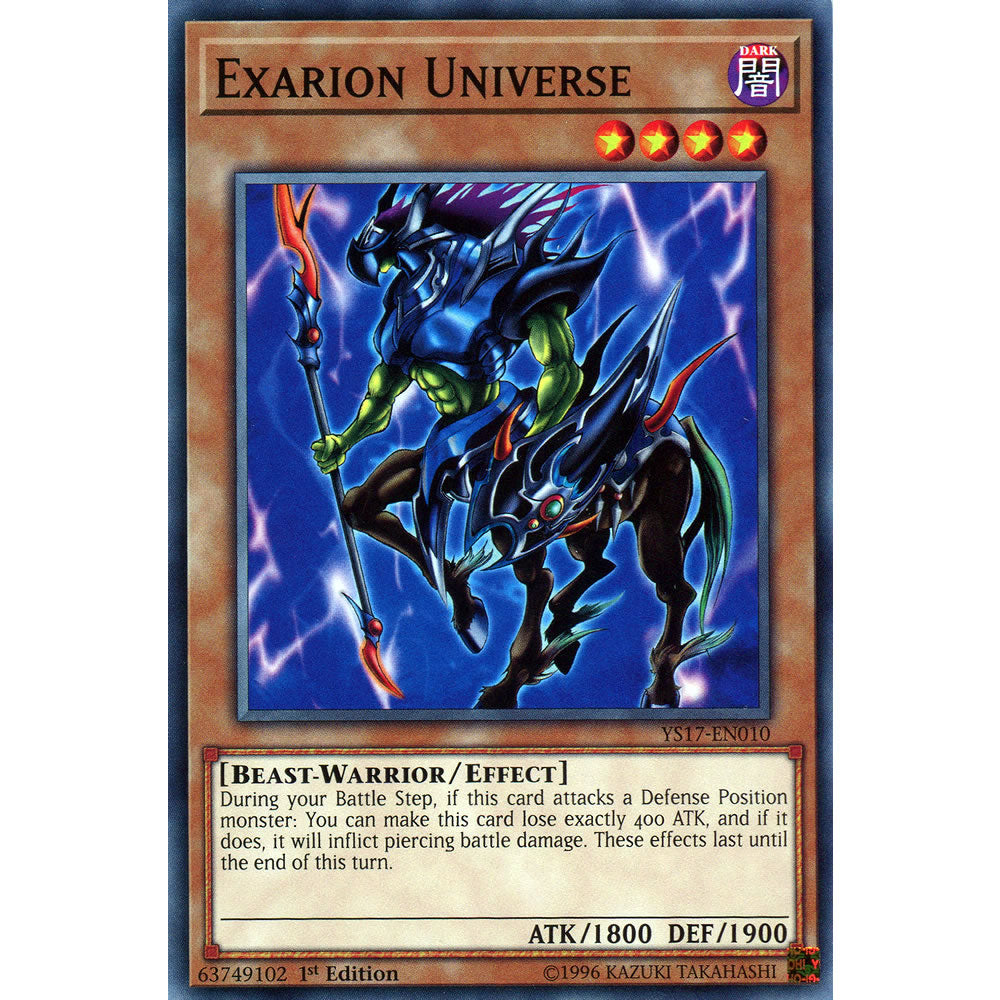 Exarion Universe YS17-EN010 Yu-Gi-Oh! Card from the Link Strike Set