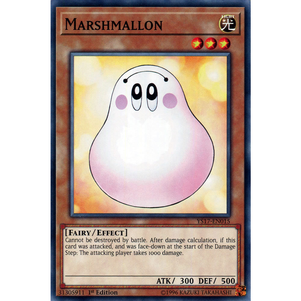 Marshmallon YS17-EN015 Yu-Gi-Oh! Card from the Link Strike Set