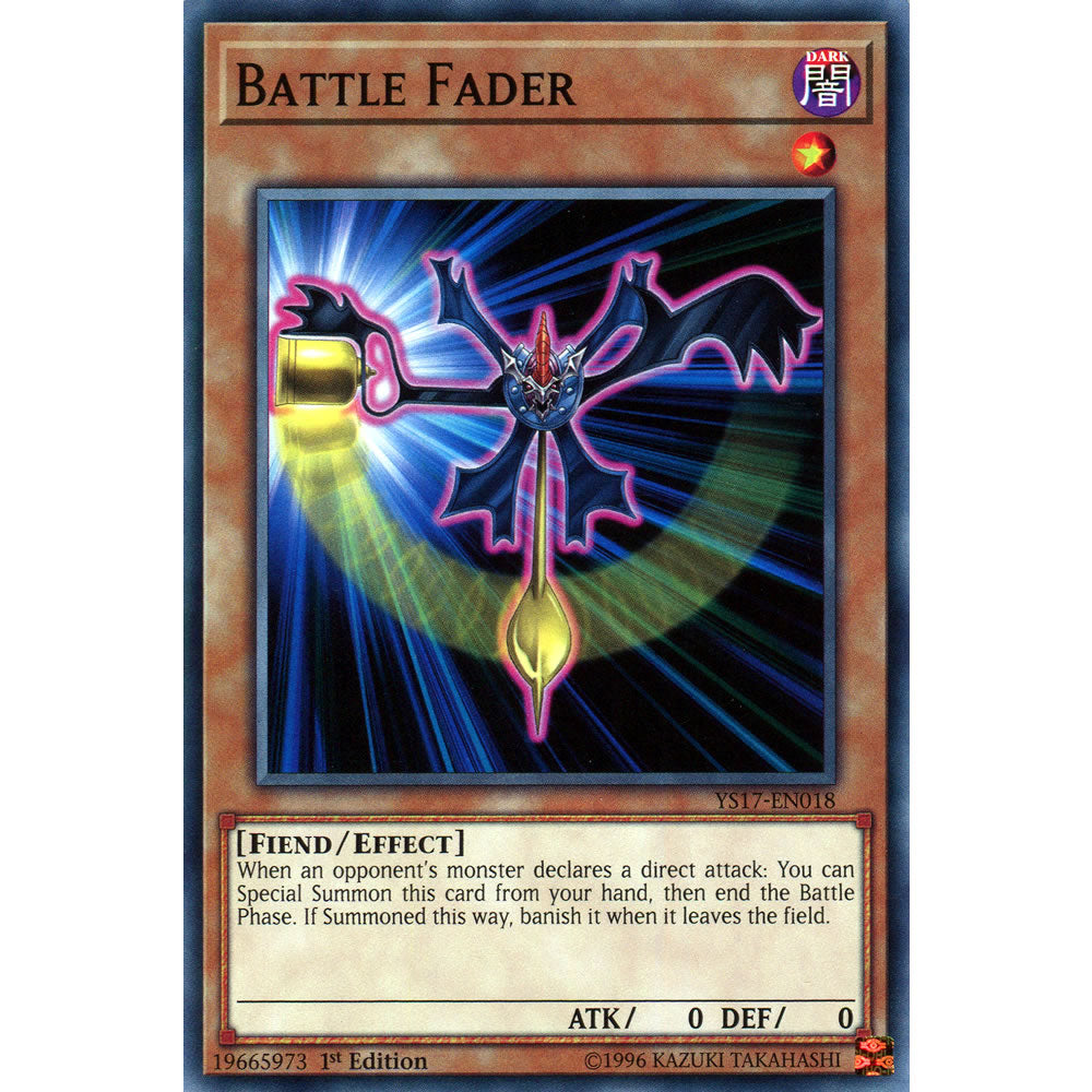 Battle Fader YS17-EN018 Yu-Gi-Oh! Card from the Link Strike Set