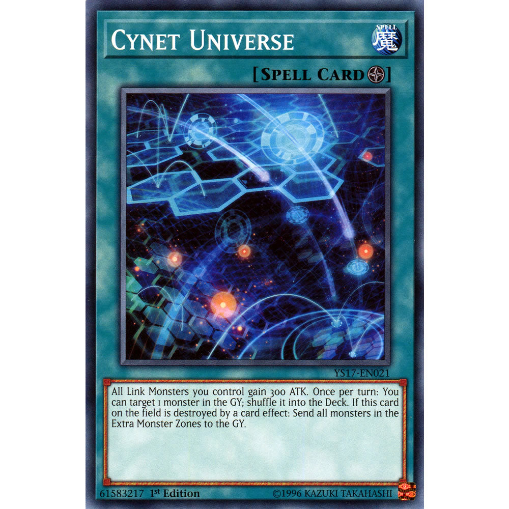 Cynet Universe YS17-EN021 Yu-Gi-Oh! Card from the Link Strike Set