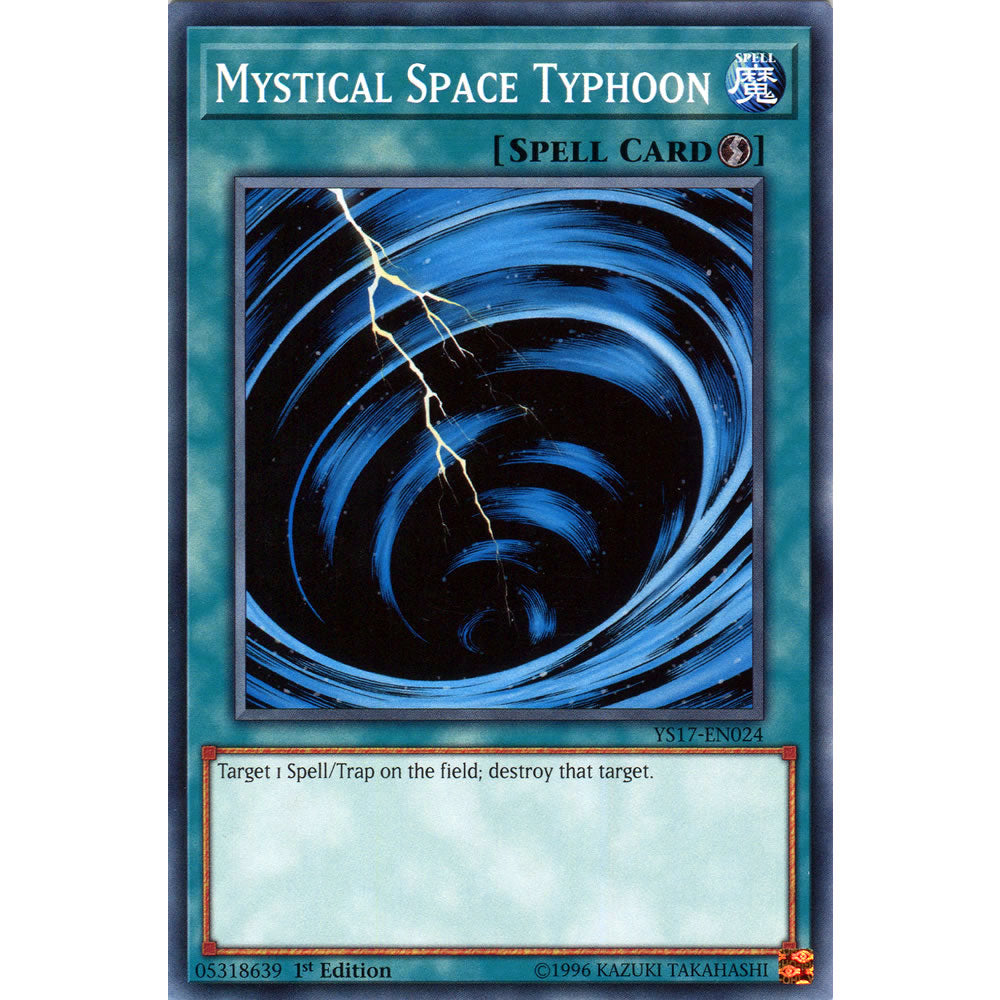Mystical Space Typhoon YS17-EN024 Yu-Gi-Oh! Card from the Link Strike Set