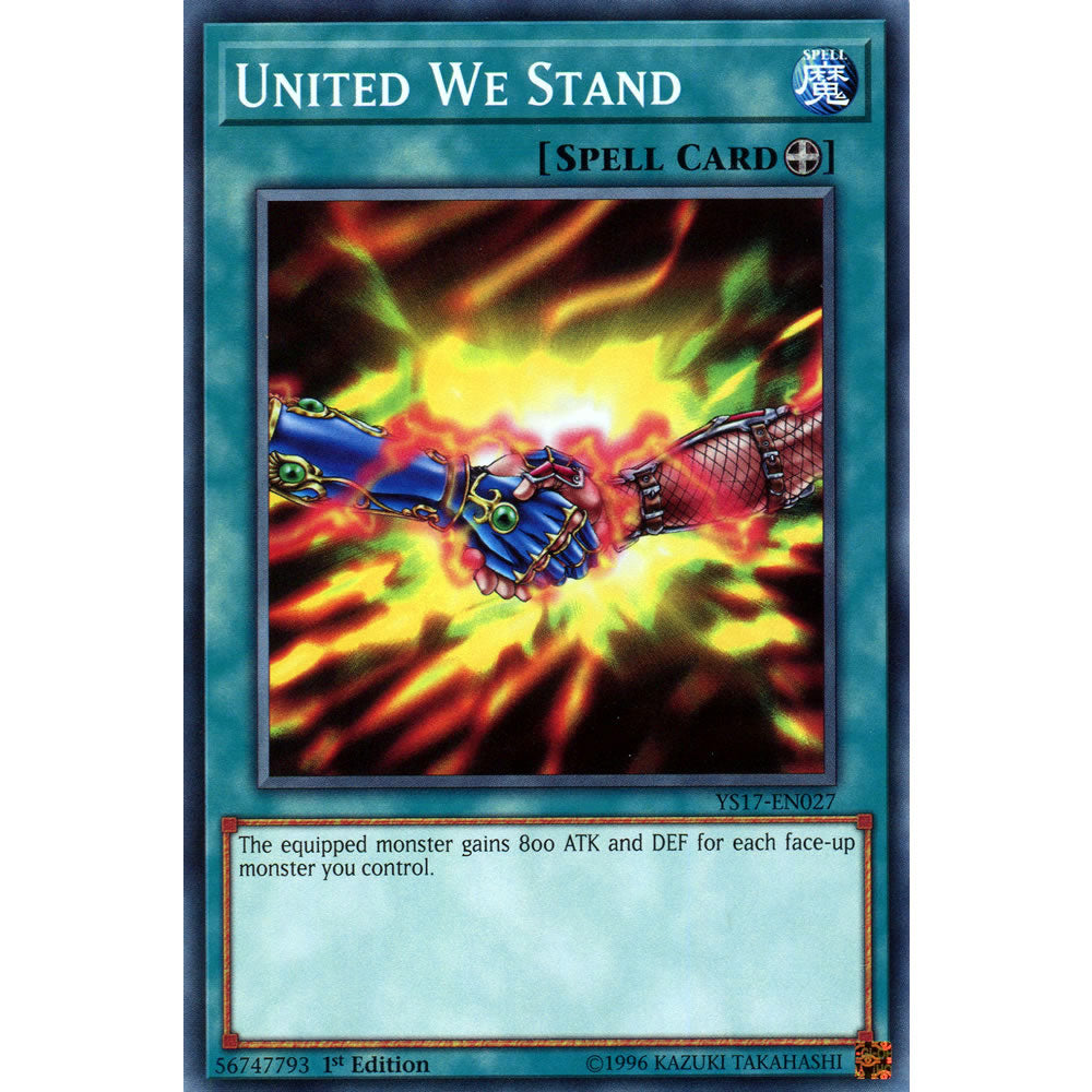 United We Stand YS17-EN027 Yu-Gi-Oh! Card from the Link Strike Set