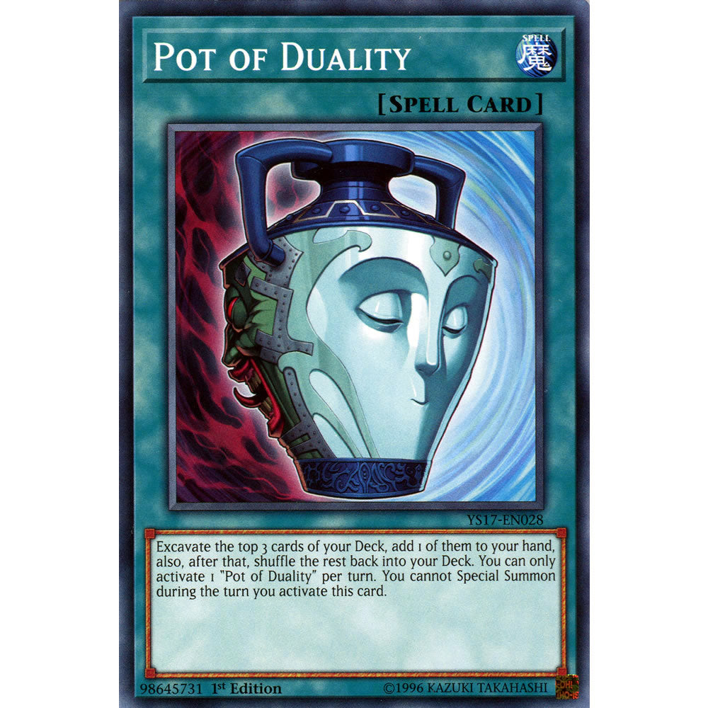 Pot of Duality YS17-EN028 Yu-Gi-Oh! Card from the Link Strike Set