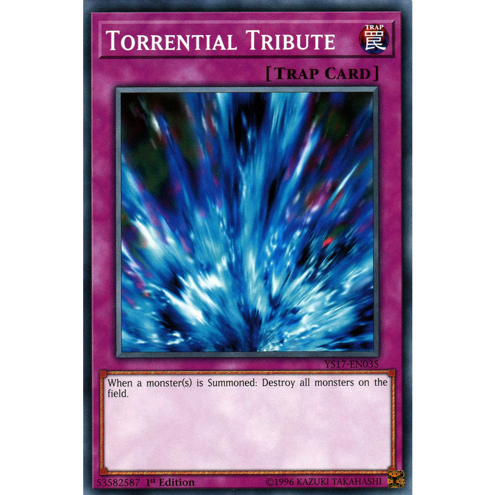Torrential Tribute YS17-EN035 Yu-Gi-Oh! Card from the Link Strike Set