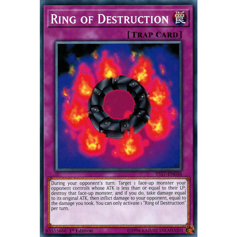 Ring of Destruction YS17-EN036 Yu-Gi-Oh! Card from the Link Strike Set