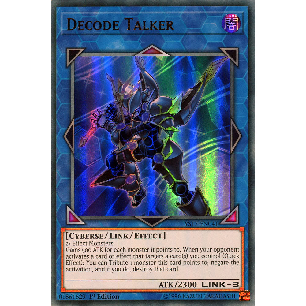 Decode Talker YS17-EN041 Yu-Gi-Oh! Card from the Link Strike Set