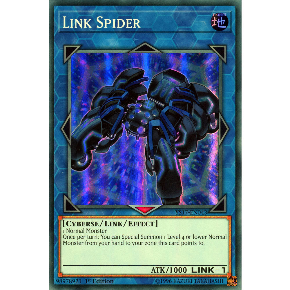 Link Spider YS17-EN043 Yu-Gi-Oh! Card from the Link Strike Set