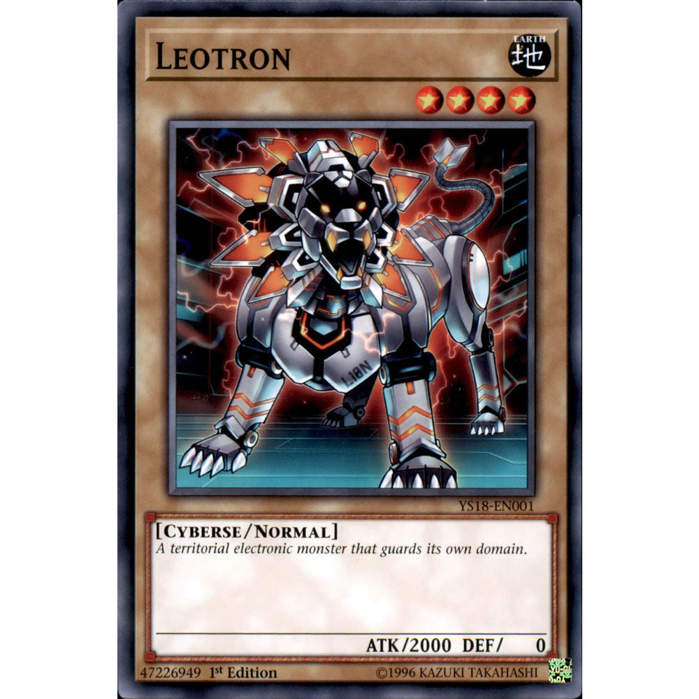 Leotron YS18-EN001 Yu-Gi-Oh! Card from the Codebreaker Set