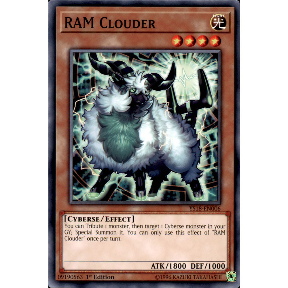 RAM Clouder YS18-EN006 Yu-Gi-Oh! Card from the Codebreaker Set