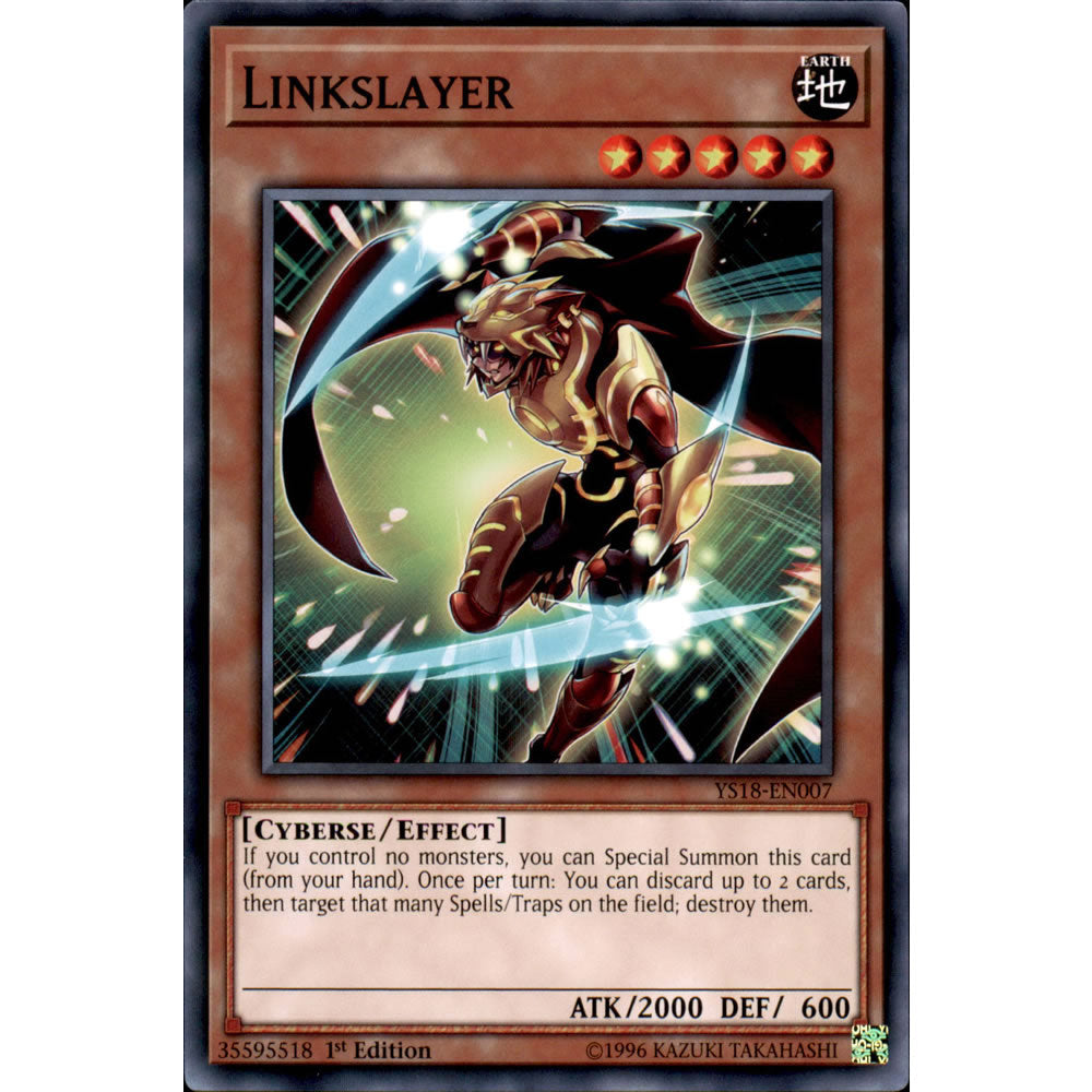 Linkslayer YS18-EN007 Yu-Gi-Oh! Card from the Codebreaker Set