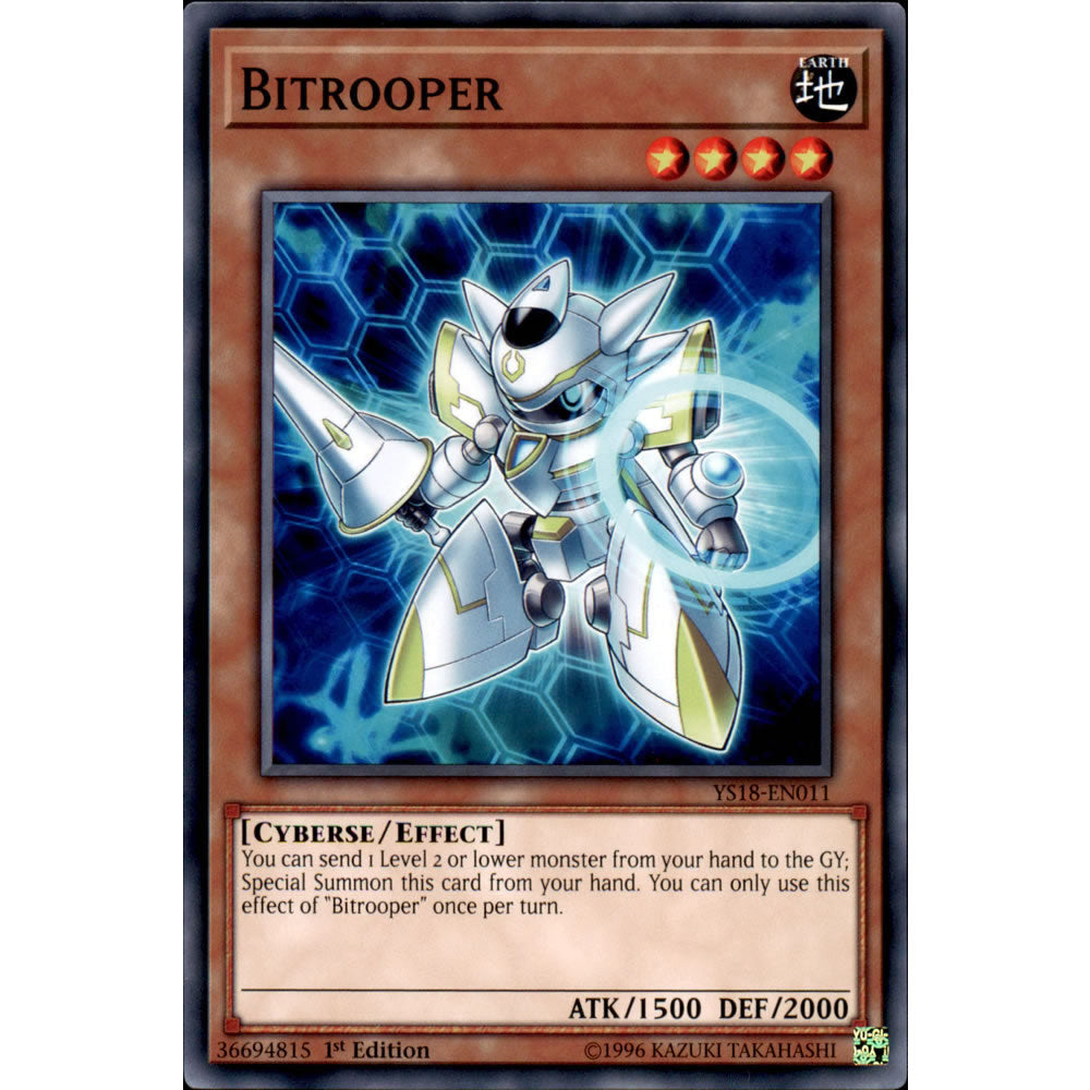 Bitrooper YS18-EN011 Yu-Gi-Oh! Card from the Codebreaker Set