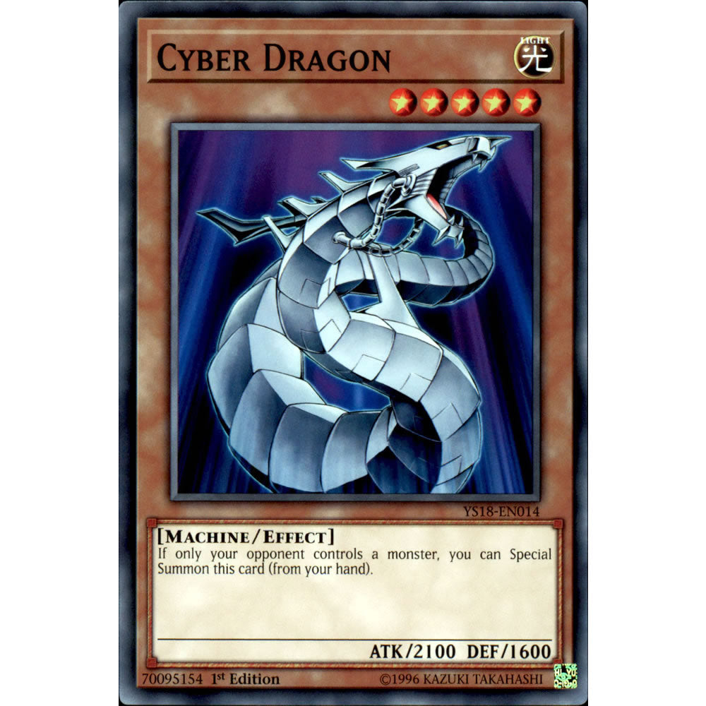 Cyber Dragon YS18-EN014 Yu-Gi-Oh! Card from the Codebreaker Set