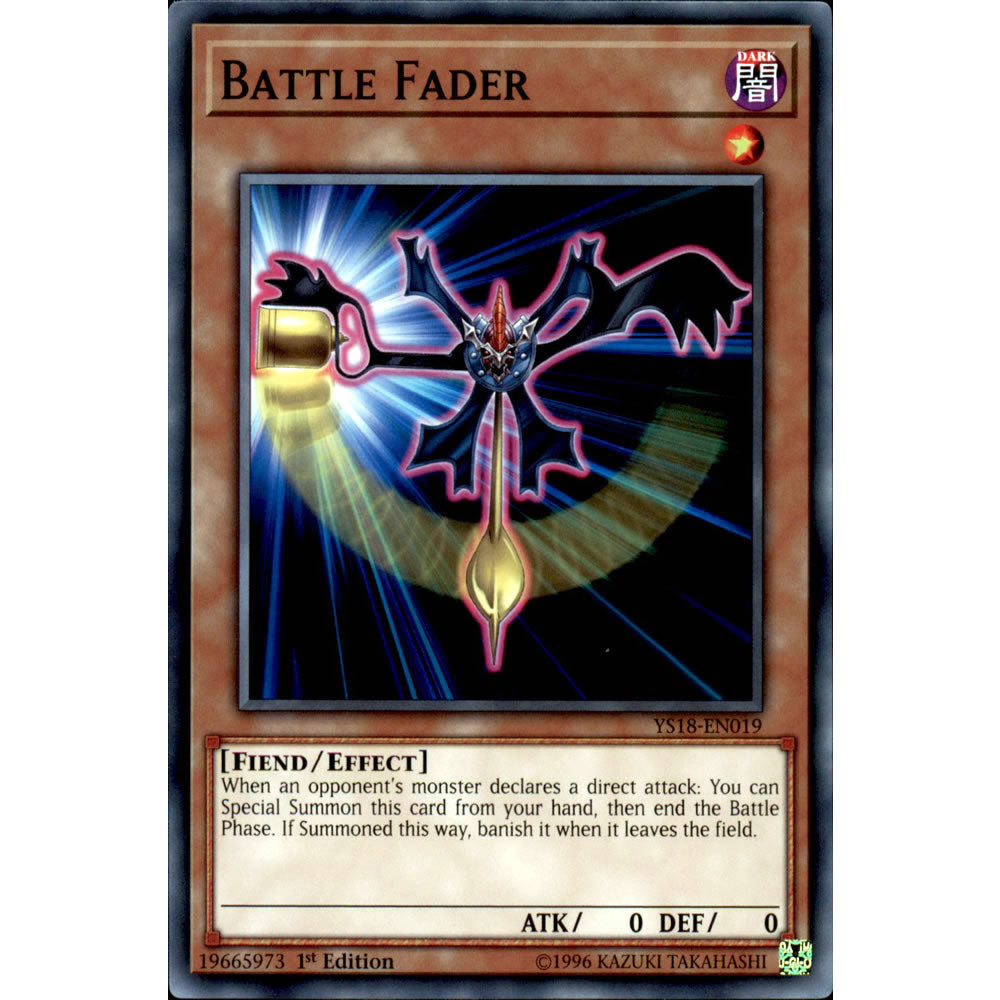 Battle Fader YS18-EN019 Yu-Gi-Oh! Card from the Codebreaker Set