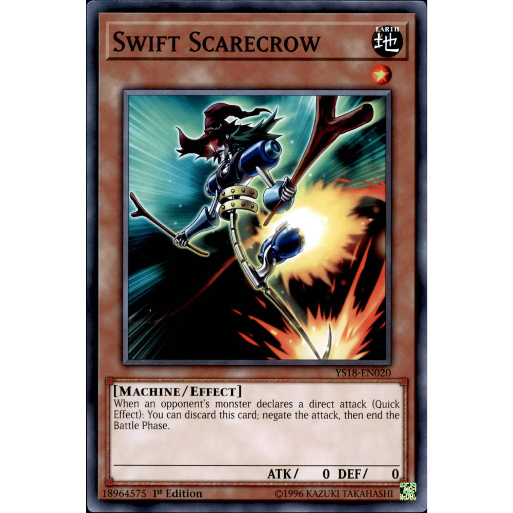Swift Scarecrow YS18-EN020 Yu-Gi-Oh! Card from the Codebreaker Set