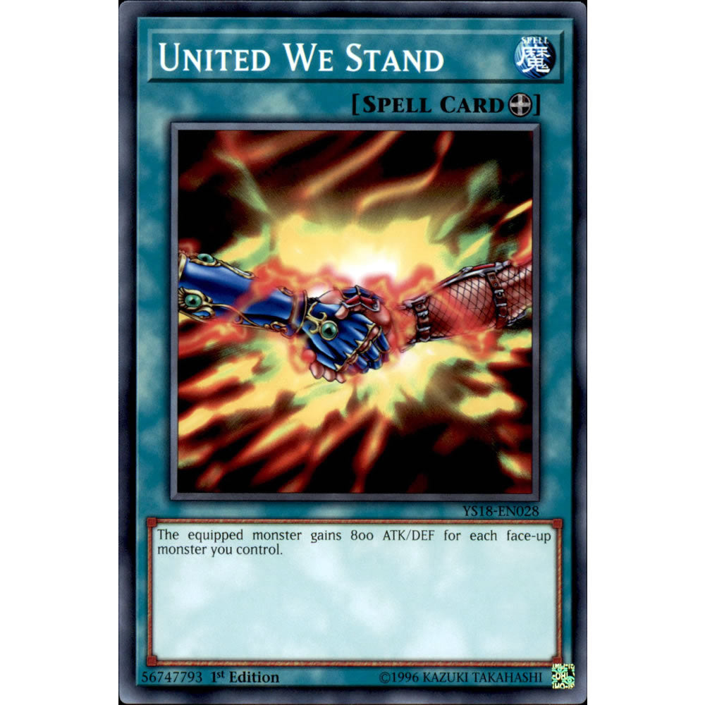 United We Stand YS18-EN028 Yu-Gi-Oh! Card from the Codebreaker Set