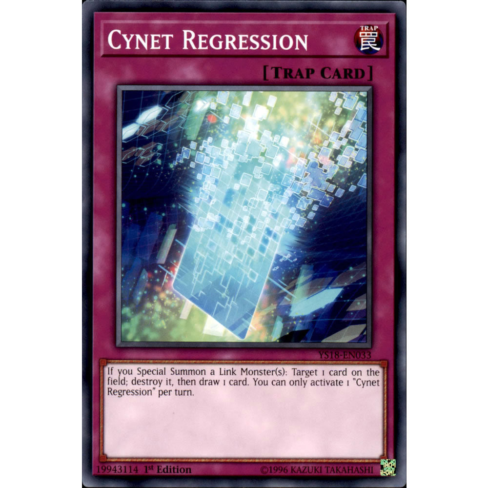 Cynet Regression YS18-EN033 Yu-Gi-Oh! Card from the Codebreaker Set