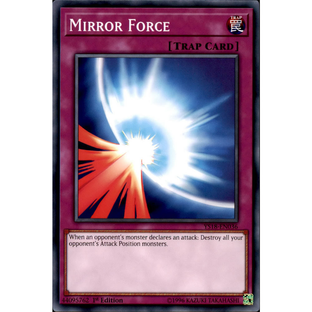 Mirror Force YS18-EN036 Yu-Gi-Oh! Card from the Codebreaker Set