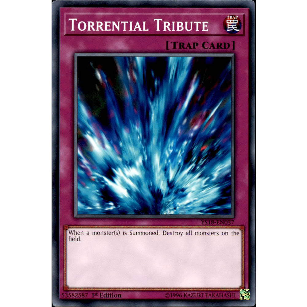 Torrential Tribute YS18-EN037 Yu-Gi-Oh! Card from the Codebreaker Set