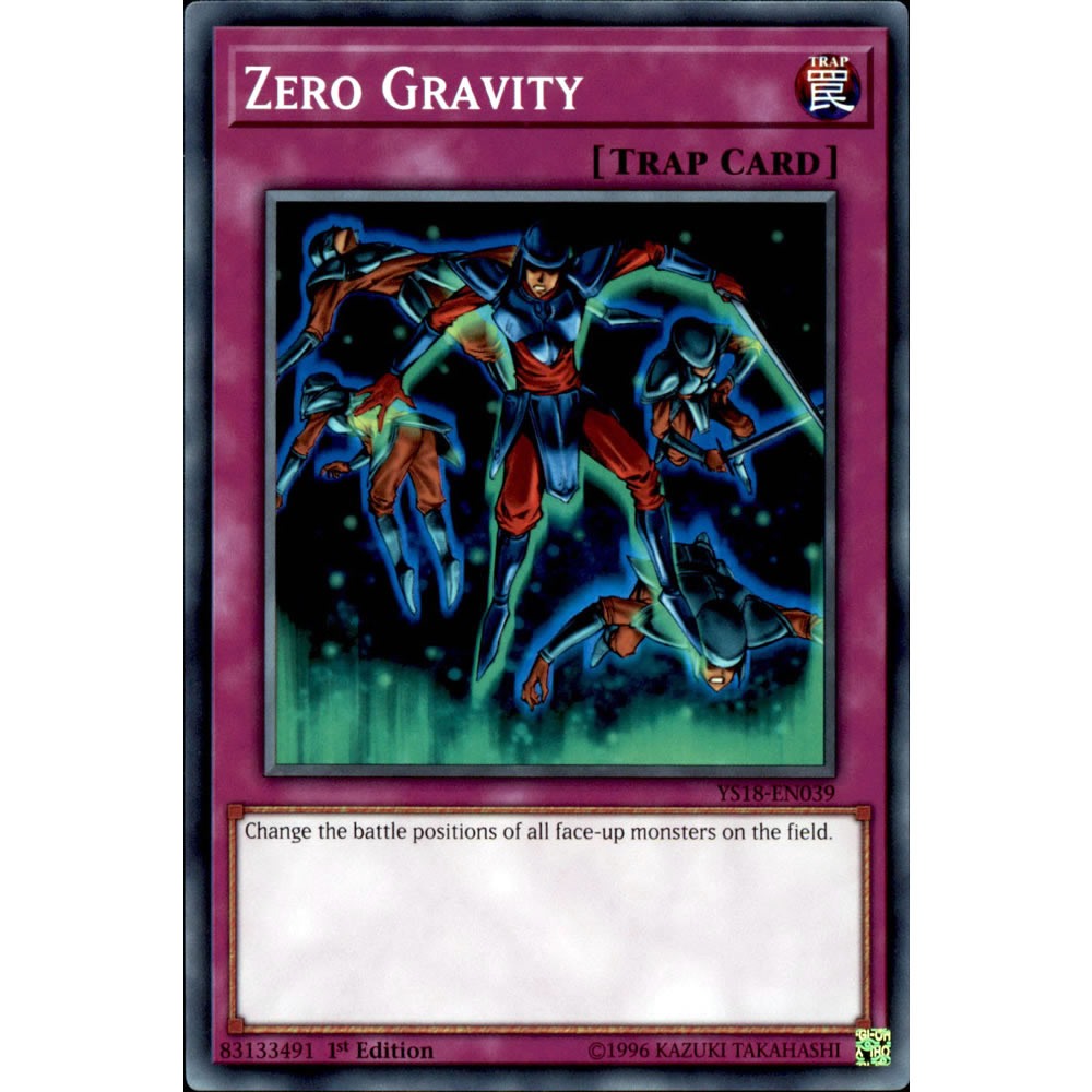 Zero Gravity YS18-EN039 Yu-Gi-Oh! Card from the Codebreaker Set