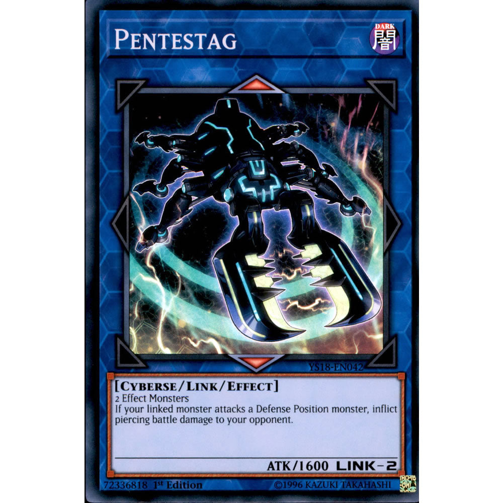 Pentestag YS18-EN042 Yu-Gi-Oh! Card from the Codebreaker Set