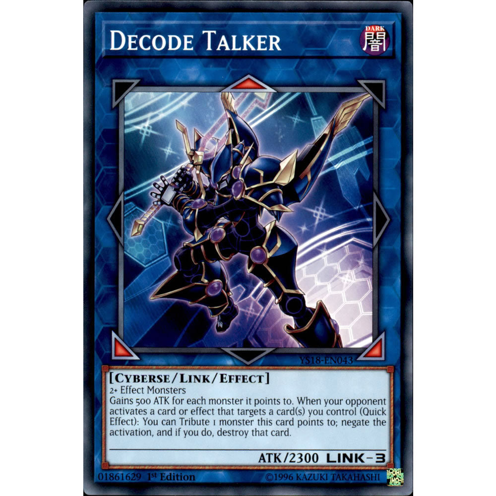 Decode Talker YS18-EN043 Yu-Gi-Oh! Card from the Codebreaker Set