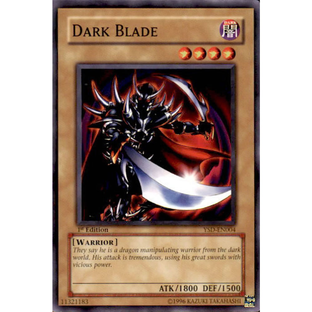 Dark Blade YSD-EN004 Yu-Gi-Oh! Card from the GX 2006 Set
