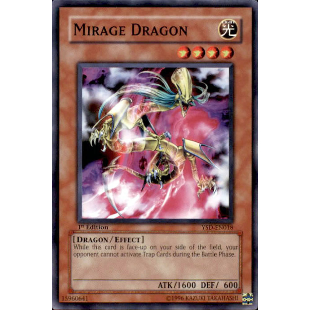 Mirage Dragon YSD-EN018 Yu-Gi-Oh! Card from the GX 2006 Set
