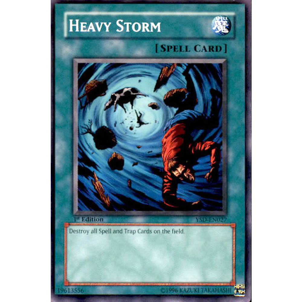 Heavy Storm YSD-EN027 Yu-Gi-Oh! Card from the GX 2006 Set
