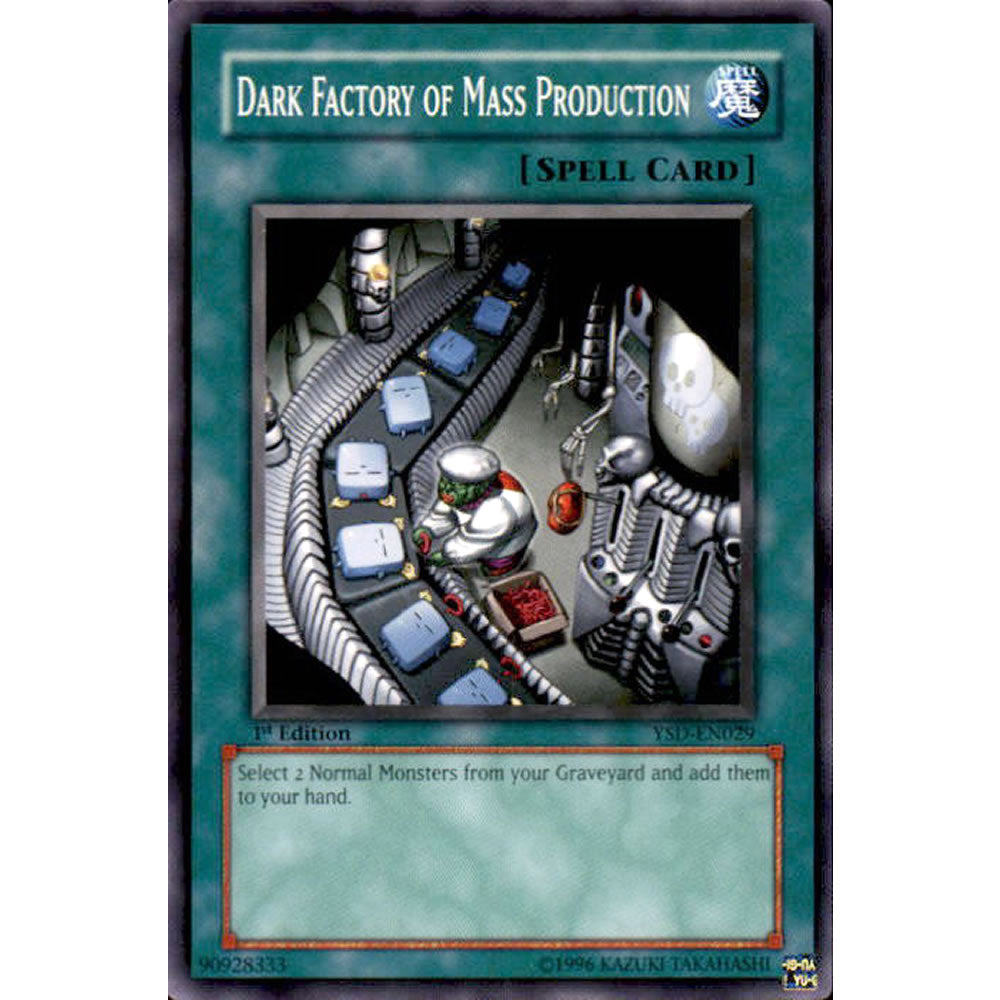 Dark Factory of Mass Production YSD-EN029 Yu-Gi-Oh! Card from the GX 2006 Set