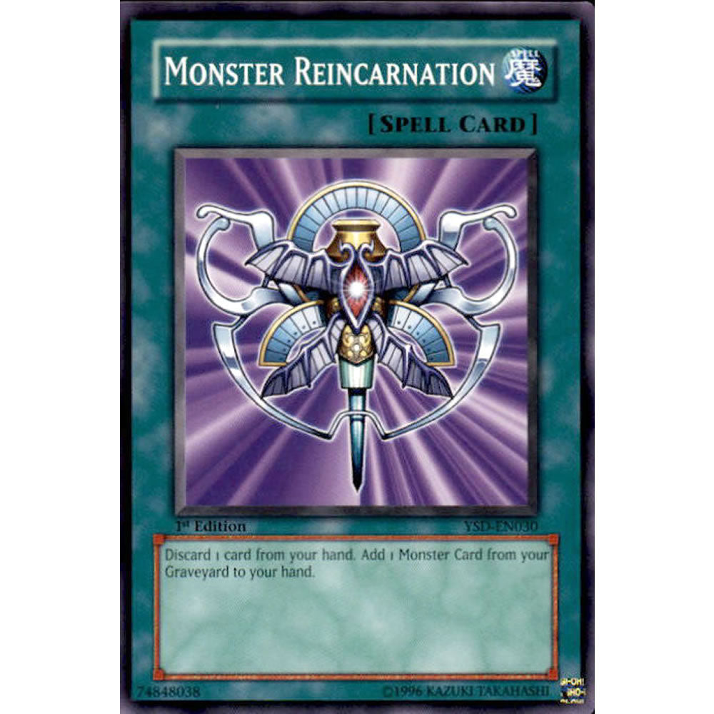 Monster Reincarnation YSD-EN030 Yu-Gi-Oh! Card from the GX 2006 Set