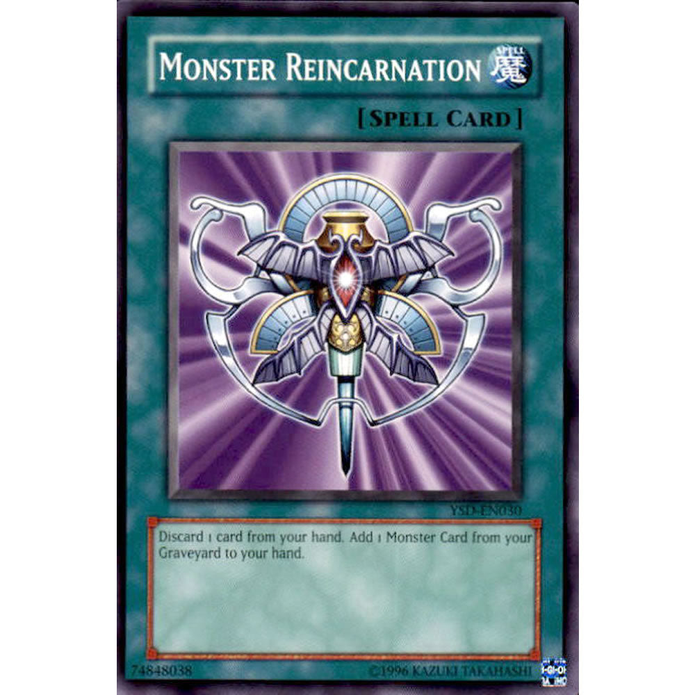 Monster Reincarnation YSD-EN030 Yu-Gi-Oh! Card from the GX 2006 Set