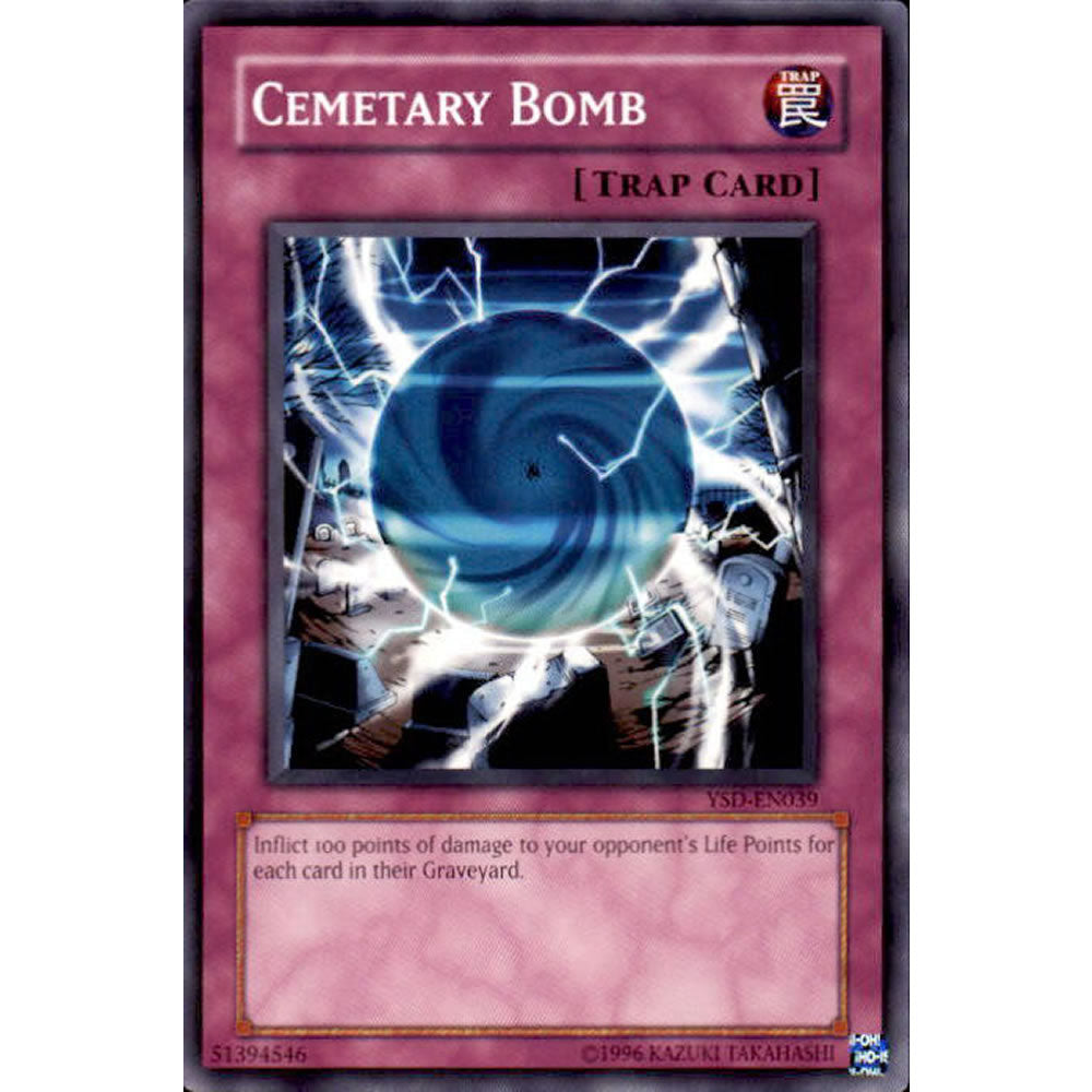 Cemetary Bomb YSD-EN039 Yu-Gi-Oh! Card from the GX 2006 Set