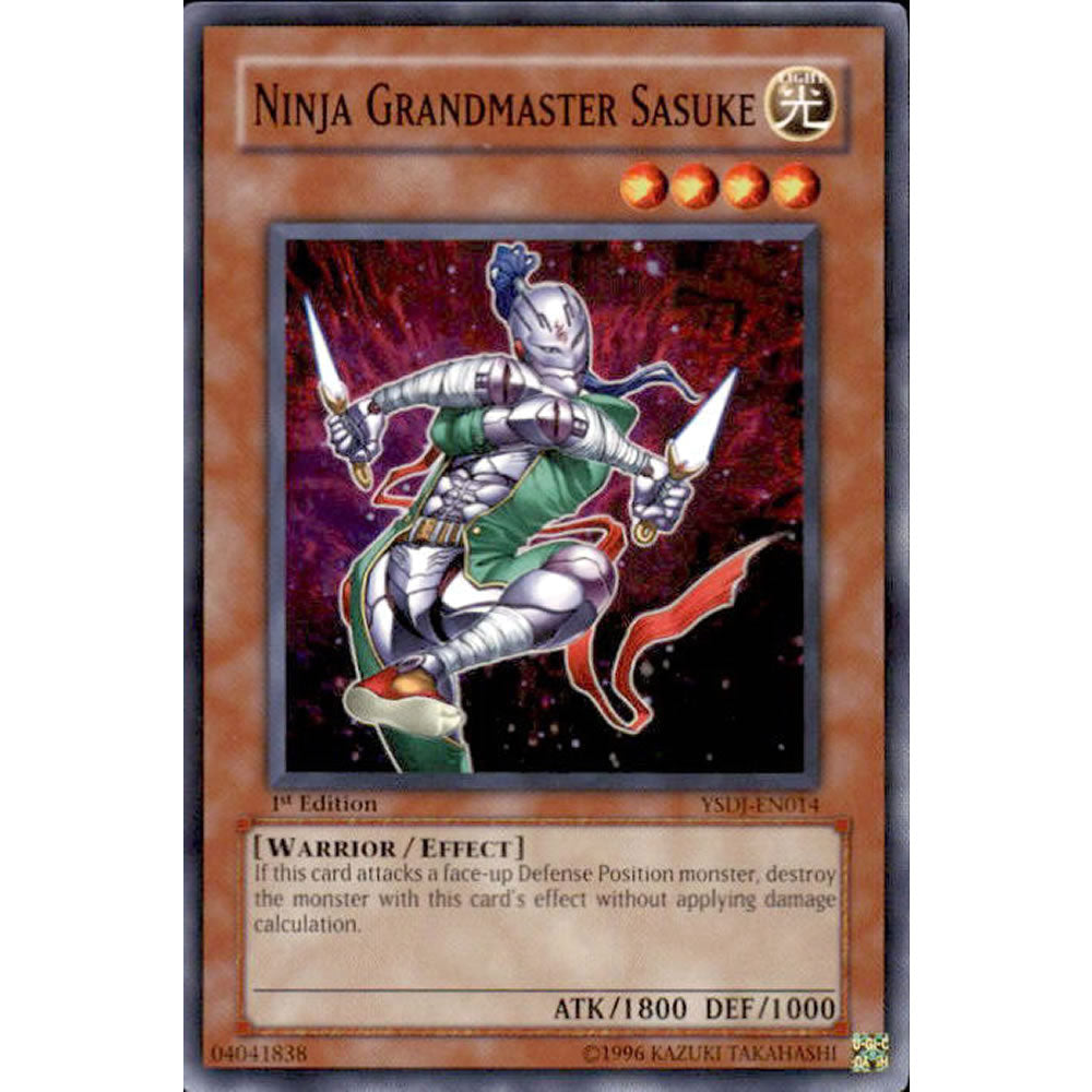 Ninja Grandmaster Sasuke YSDJ-EN014 Yu-Gi-Oh! Card from the Jaden Yuki Set
