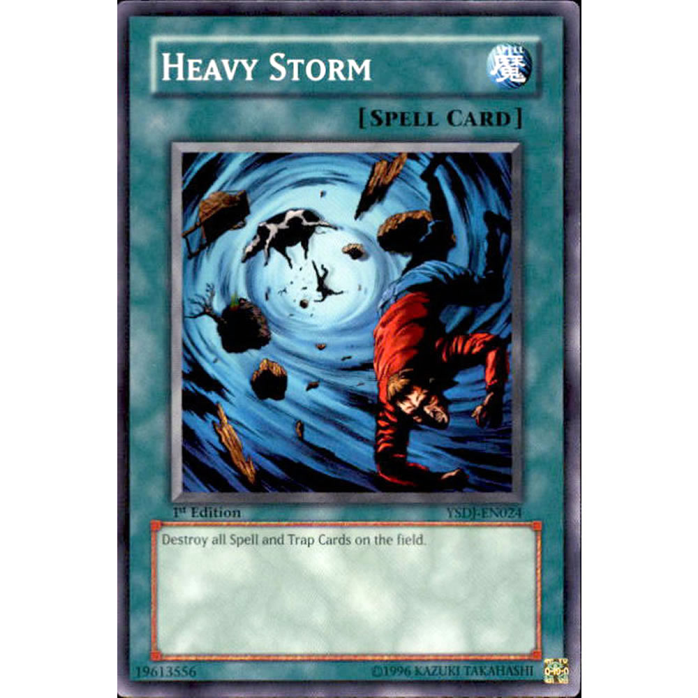 Heavy Storm YSDJ-EN024 Yu-Gi-Oh! Card from the Jaden Yuki Set