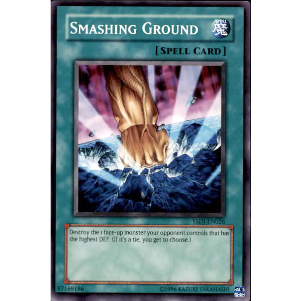 Smashing Ground YSDJ-EN026 Yu-Gi-Oh! Card from the Jaden Yuki Set