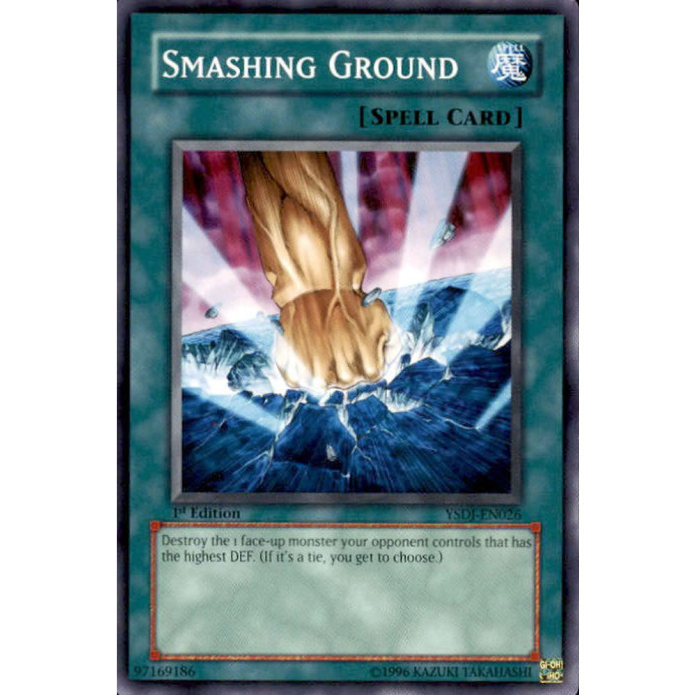 Smashing Ground YSDJ-EN026 Yu-Gi-Oh! Card from the Jaden Yuki Set