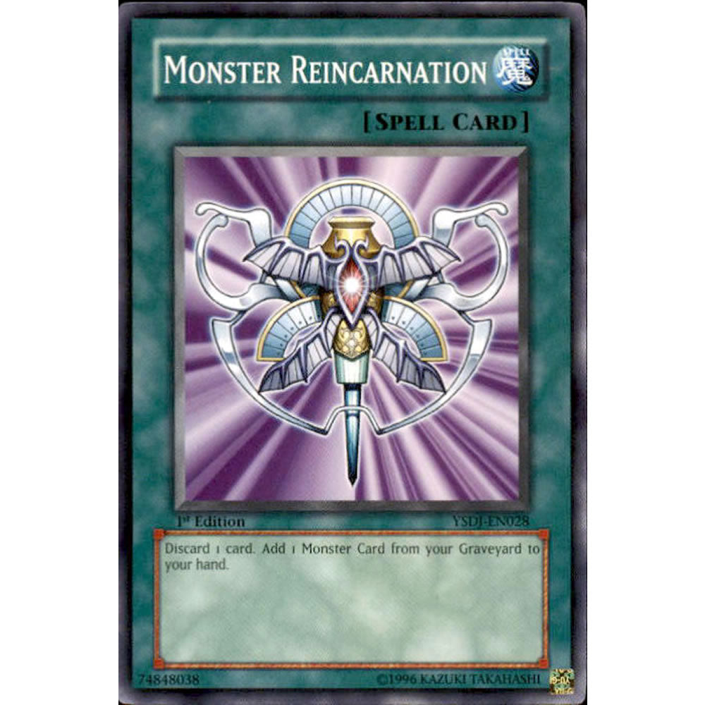 Monster Reincarnation YSDJ-EN028 Yu-Gi-Oh! Card from the Jaden Yuki Set