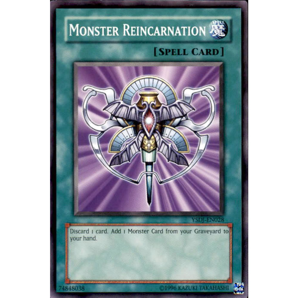 Monster Reincarnation YSDJ-EN028 Yu-Gi-Oh! Card from the Jaden Yuki Set