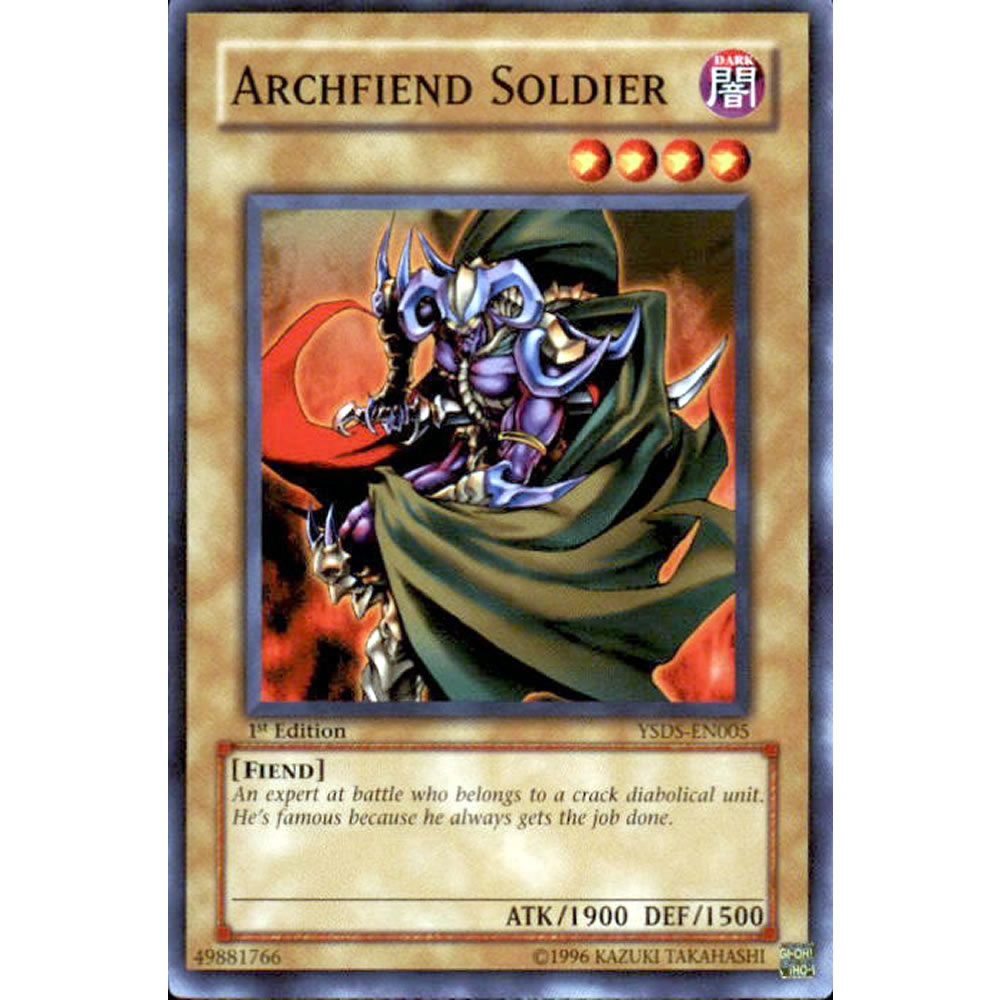 Archfiend Soldier YSDS-EN005 Yu-Gi-Oh! Card from the Syrus Truesdale Set