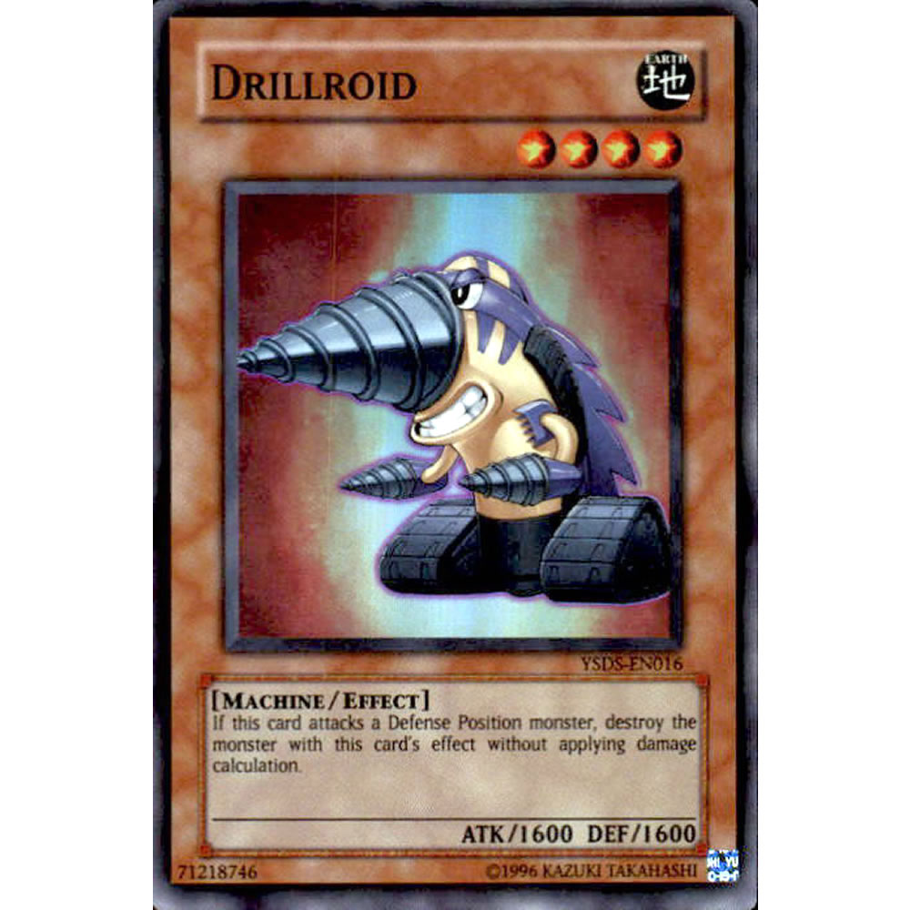 Drillroid YSDS-EN016 Yu-Gi-Oh! Card from the Syrus Truesdale Set
