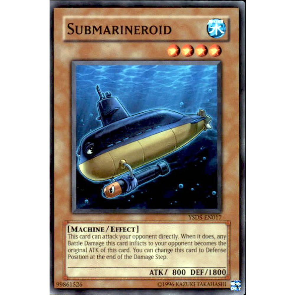 Submarineroid YSDS-EN017 Yu-Gi-Oh! Card from the Syrus Truesdale Set