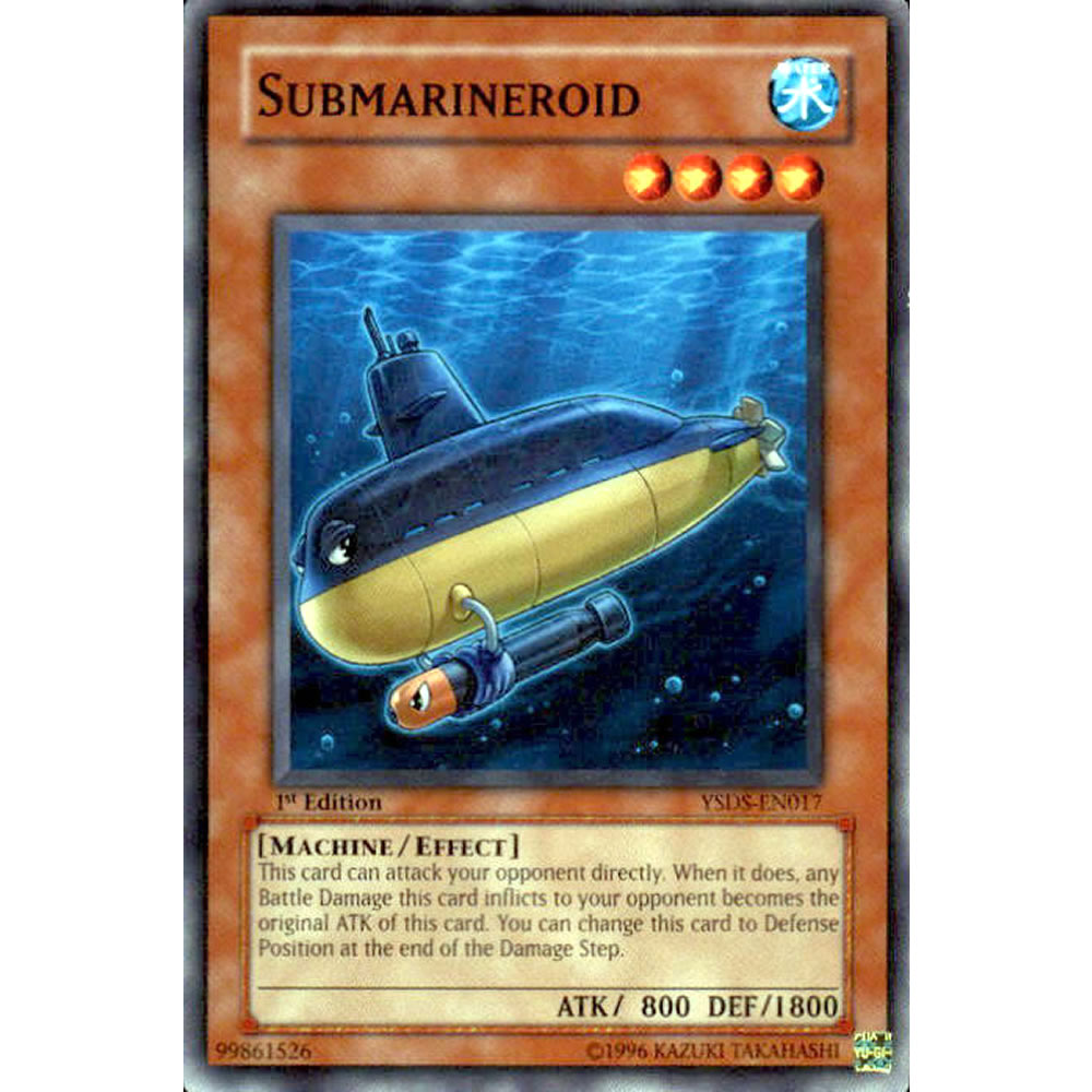 Submarineroid YSDS-EN017 Yu-Gi-Oh! Card from the Syrus Truesdale Set